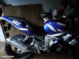 Zdjęcie skradzionego motocykla marki Yamaha